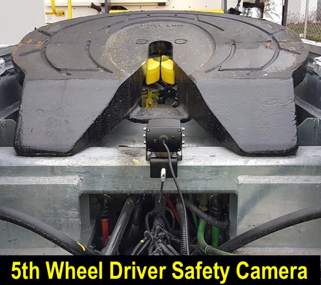5th wheel yard truck switcher driver safety camera Kingpin 5th wheel locking jaws driver safety camera #3
