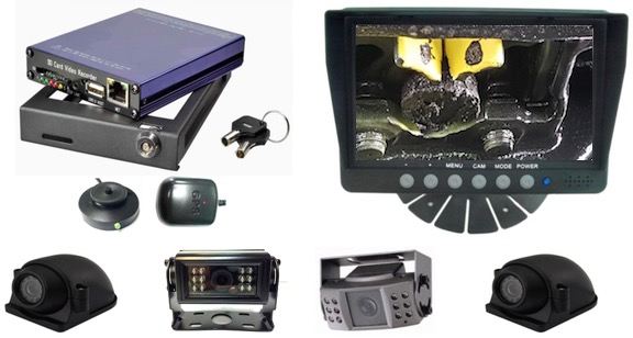 CS1 Spotter Yard Truck Trailer Switcher Driver Safety 5th wheel observation camera system