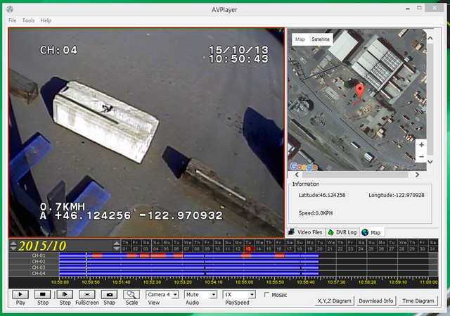 Heavy Duty Forklift Lift Operator Boom Mast Counterweight & Fork Safety Camera screenshot # 7