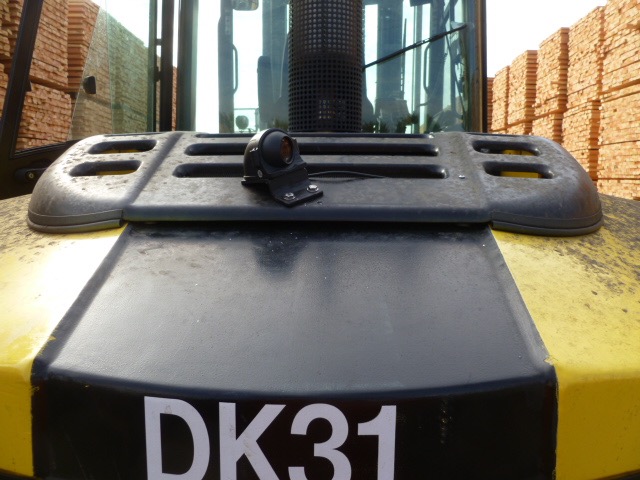 Heavy Duty Industrial Forklift Counter Weight Mount video recorder surveillance safety camera solution 1