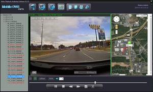SD4D & SD4W GUI Road Camera Full Screen w/ Sat Map view low cost Student transportation child safety and security onboard vehicle video camera observation systems