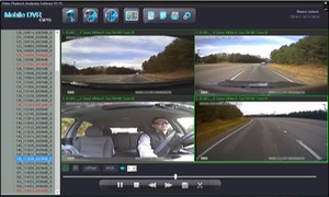 SD4D & SD4W Vehicle driver camera test Cam1-PD Forward View, Cam2-ExCAM Forward View, Cam3-PD Driver, Cam4 ExCAM Rear 6 mobile video security surveillance onboard driver safety camera system copy
