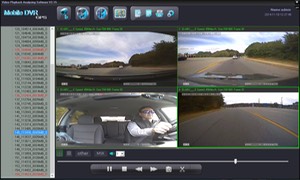 SD4D & SD4W Vehicle driver camera used to reduce fleet driver risk with Dangerous Driving Behaviors mobile video event recorder surveillance Camera Test Cam1 12mm PD, Cam 2 ExCAM, Cam3 ExCAm Cam4 PD cam